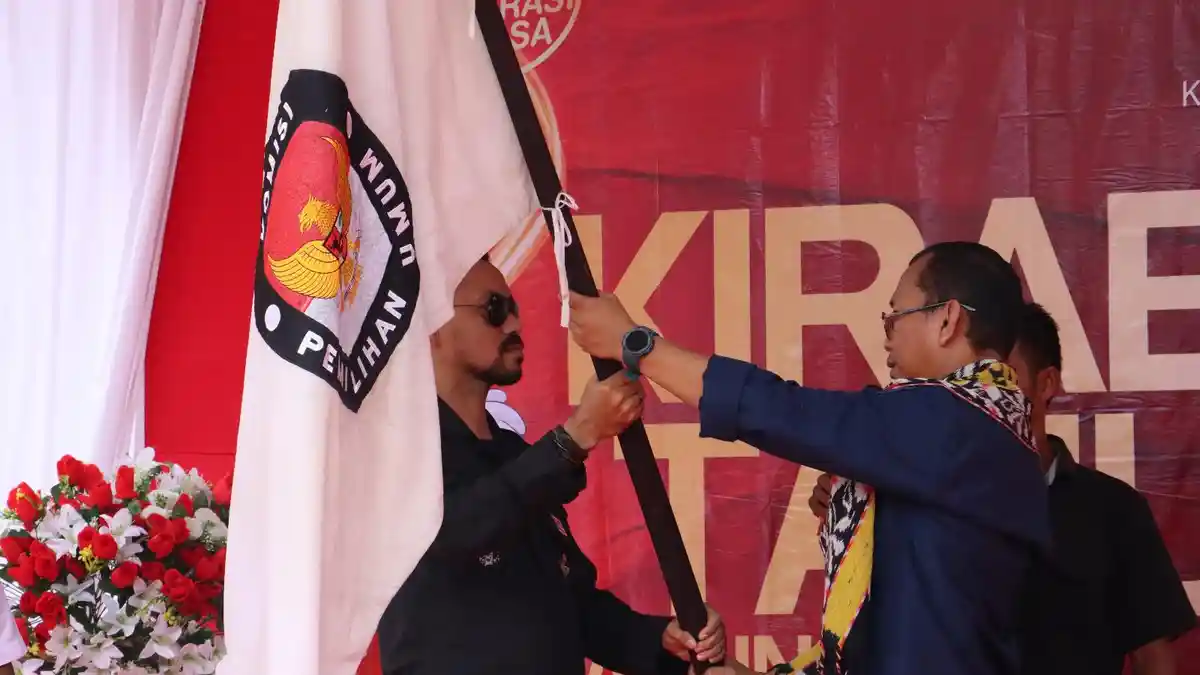 Gelar Deklarasi dan Kirab Pemilu 2024, Ini Pesan Ketua KPU Maluku