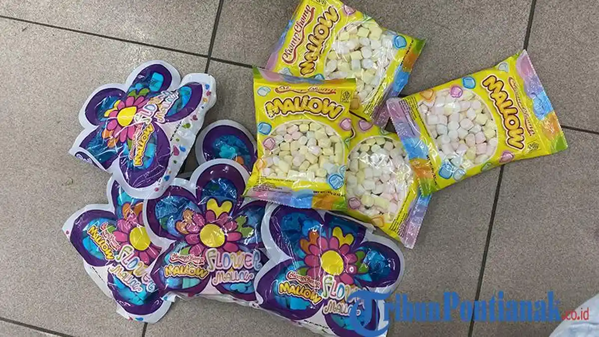 Dua Produk Marshmallow Diduga Mengandung Babi Ditemukan di Singkawang