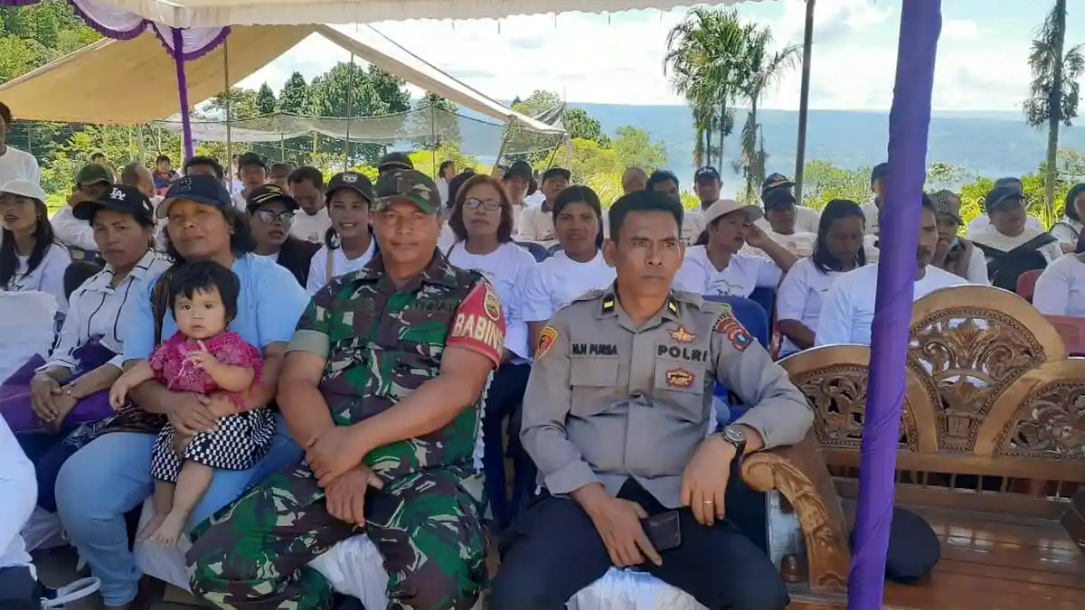 Polsek Dolok Pardamean Hadiri Kampanye Sadar Wisata dan Aksi Sapta Pesona di Simalungun