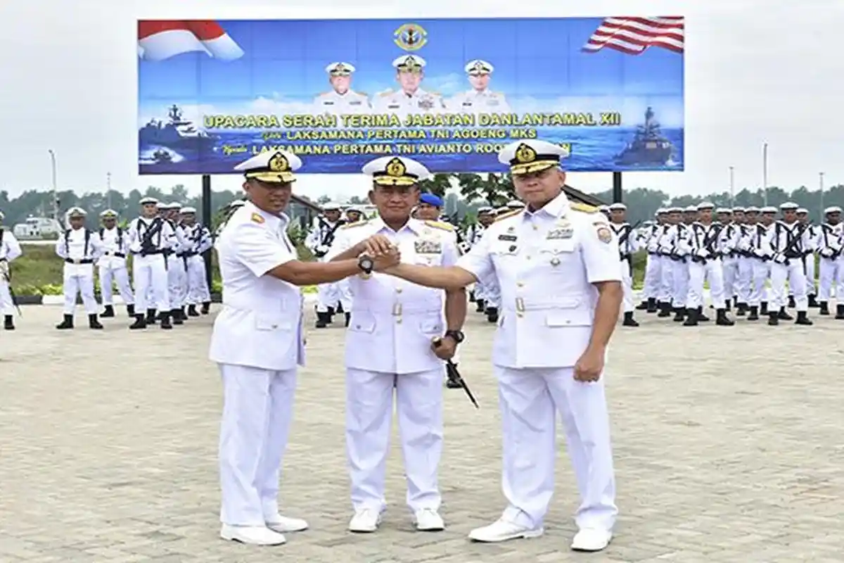 Pangkoarmada I Lantik Laksma TNI Avianto Jadi Komandan Lantamal XII Pontianak
