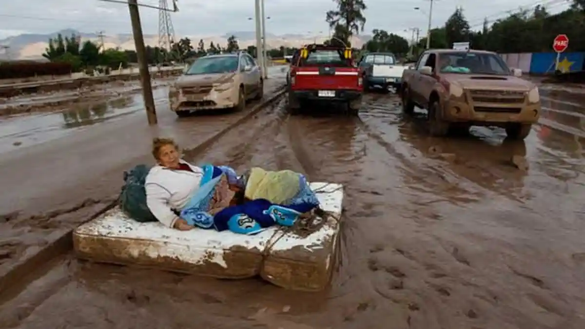 Banjir di Chili  Menewaskan 25 Orang dan 100 korban Lainnya Hilang