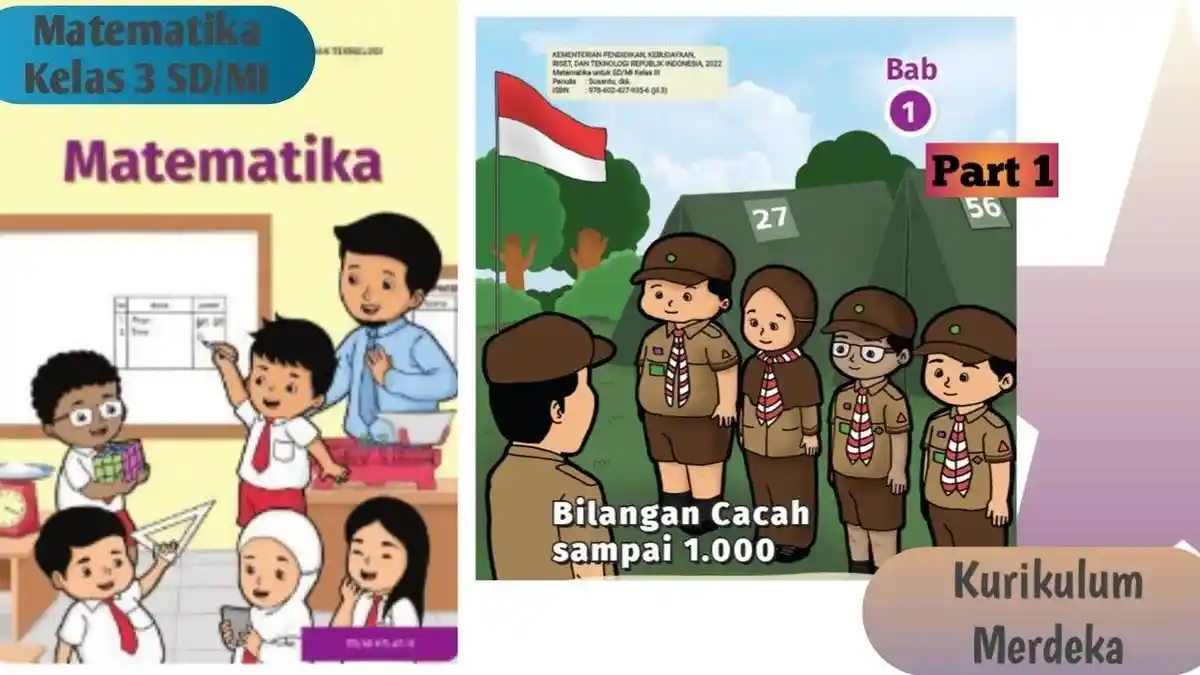 40 Kunci Jawaban Matematika Kelas 3 SD/MI, Soal UAS PAS SAS Semester 2 Terbaru 2025