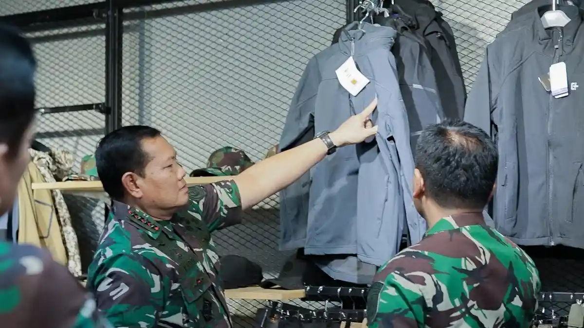 Panglima TNI Yudo Margono Dukung Brand Lokal Penuhi Kebutuhan Perlengkapan Prajurit