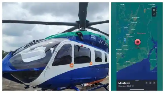 Spesifikasi Helikopter BK-117 yang Jatuh di Tanahbumbu Kalsel: Kecepatan Maksimal 270 Km per Jam