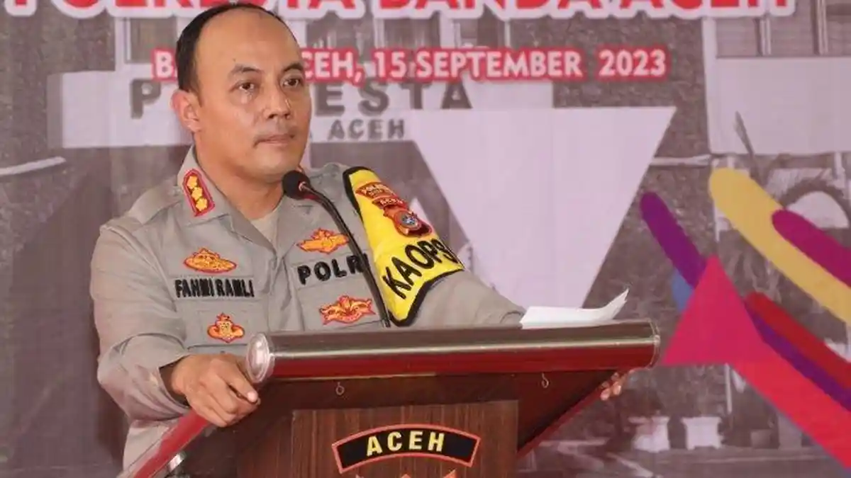 Kapolresta Banda Aceh Beberkan Peran Oknum Perwira Polisi yang Terlibat Kepemilikan Sabu 1 Ons