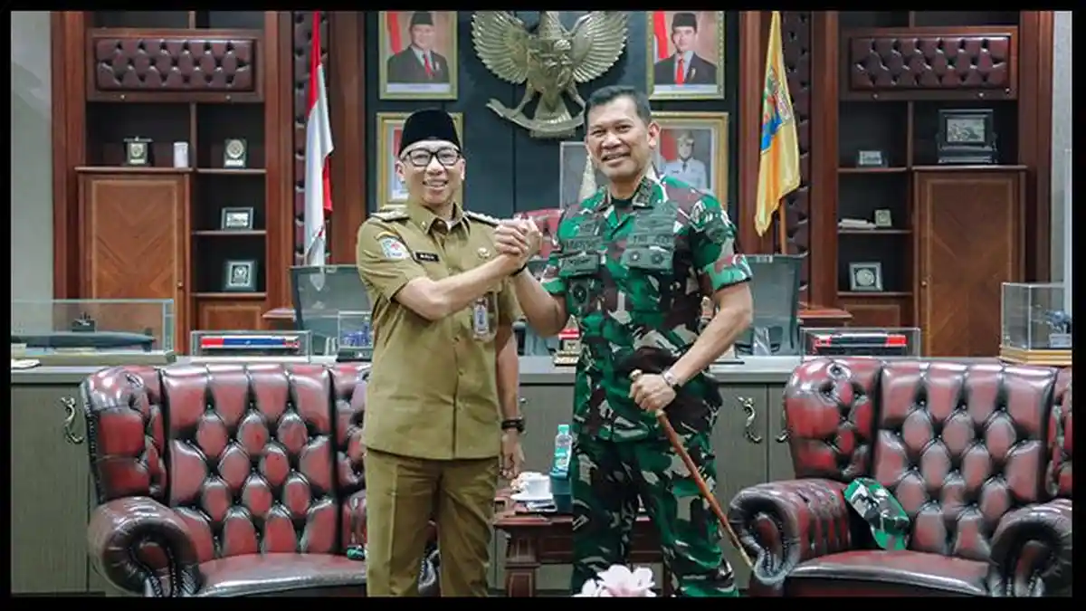 Bertemu Gubernur Lampung, Pangdam XXI/Raden Inten Target Bentuk 8 Yon TP
