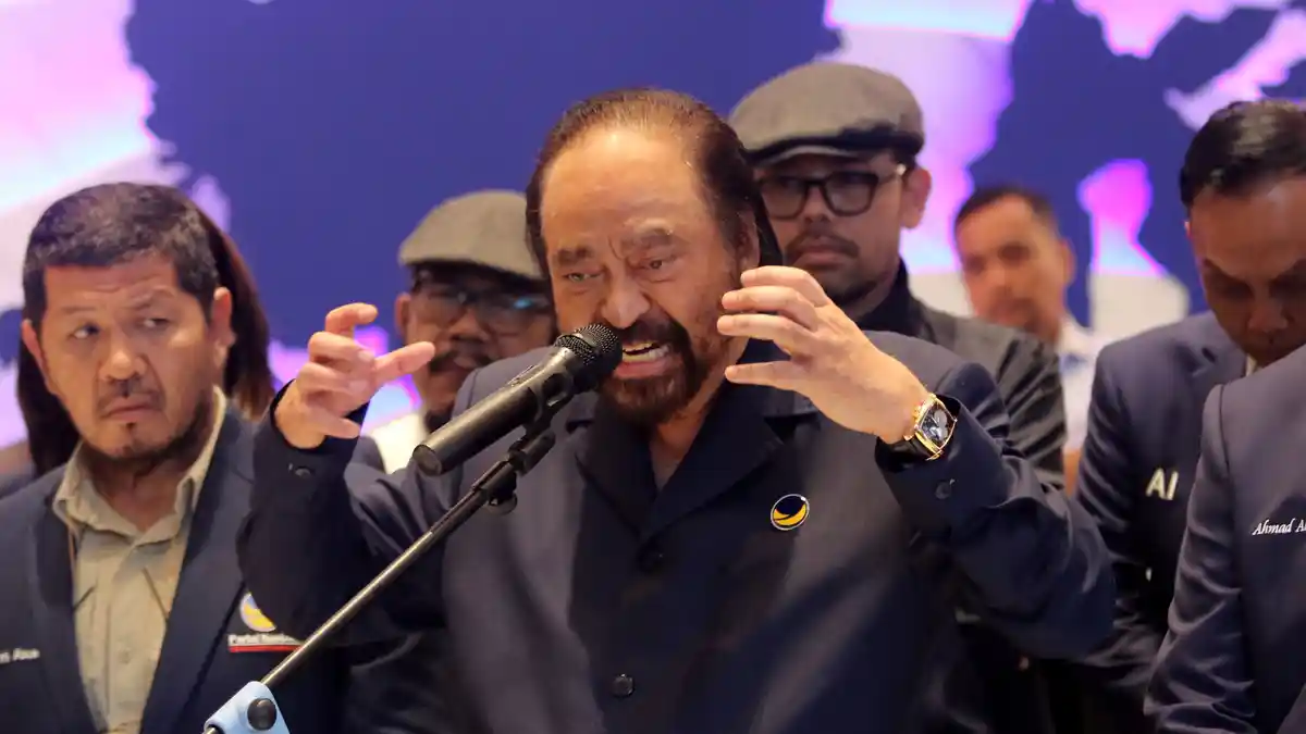Surya Paloh Ungkap Nasib Caleg Johnny G Plate yang Berstatus Tersangka Korupsi