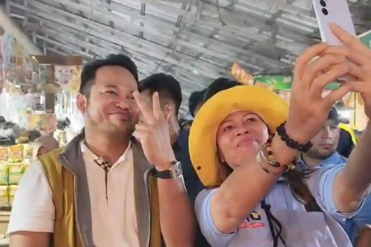 Calon Gubernur Kaltim Rudy Mas'ud Kunjungi Pasar Kedondong Samarinda, Dengarkan Keluhan Pedagang