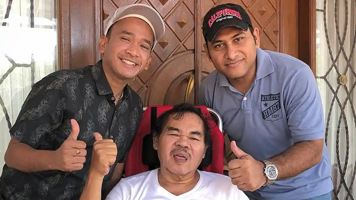 Sempatkan Jenguk Mat Solar, Ruben Onsu Banjir Doa Agar Sehat Selalu