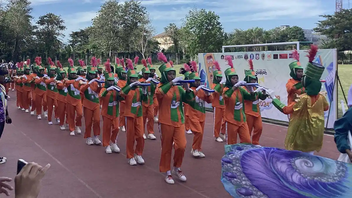22 Sekolah di Gorontalo Berebut Juara Hulonthalo Marching Festival 2024, Total Hadiah Rp 40 Juta