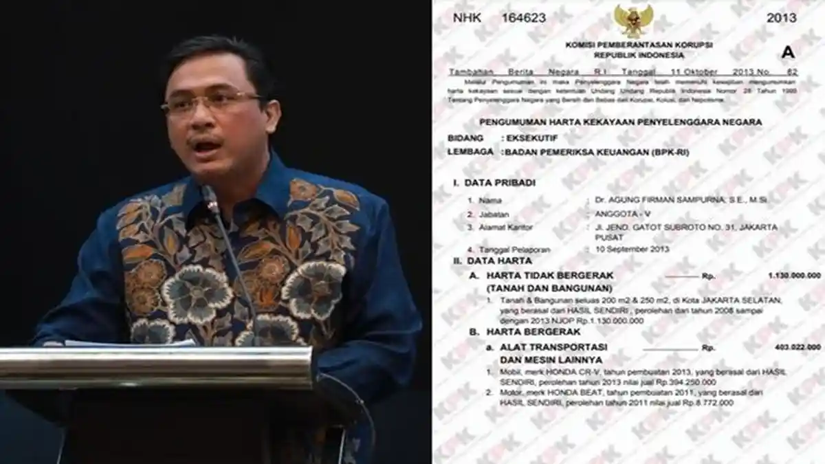Harta Kekayaan Agung Firman Sampurna Ketum PBSI yang Ternyata Pejabat BPK 2012 Hingga 2022
