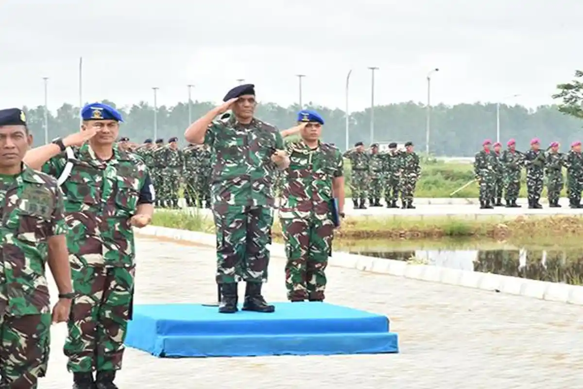 Upacara Pertama di Tahun 2023, Danlantamal Suharto Bacakan Perintah Harian Panglima TNI