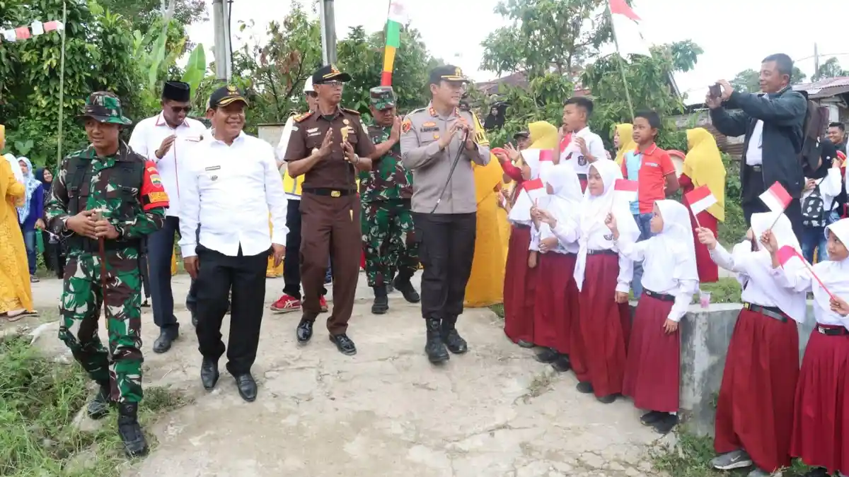 Kapolres Simalungun Hadiri Upacara TMMD Ke-117 TA 2023, Beserta Harapannya