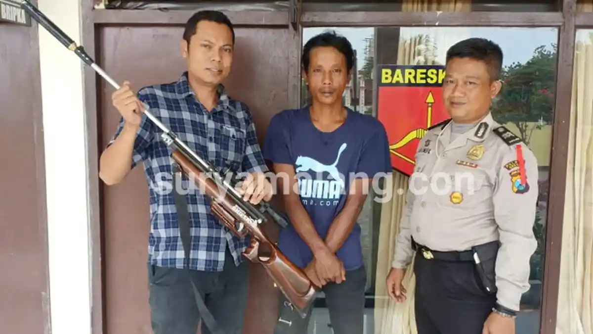 Agus Empat Kali Tembak Tubuh Pesaing Usaha Istrinya di Gresik