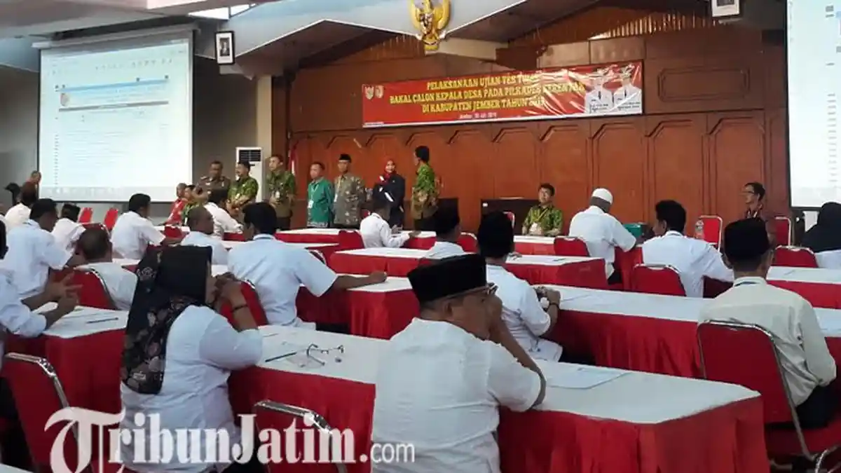 Bakal Calon Kades di Jember Ikuti Tes Tulis, Ini Komentar Bupati Jember