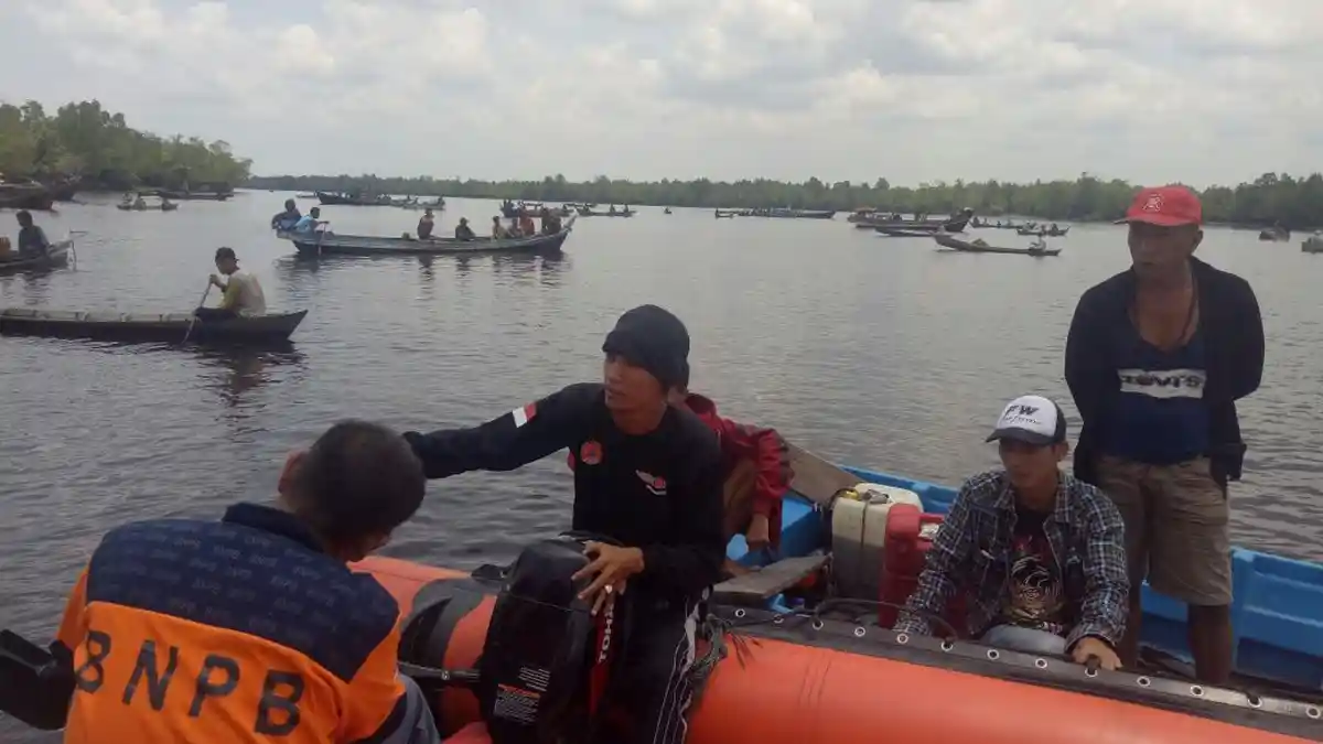Dua Speed Boat Tabrakan di Perairan Inhil, Seorang Nakhoda Hilang