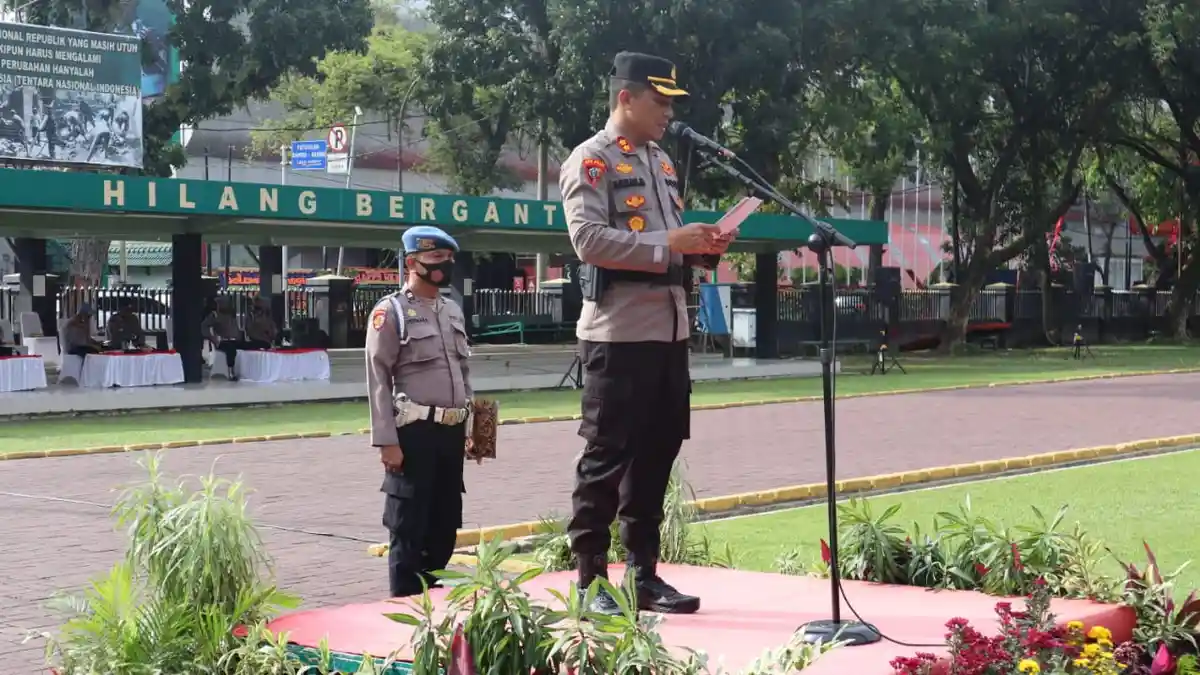 Polrestabes Medan Apel Persiapan Pengamanan IMT-GT GCMC Meeting 2022