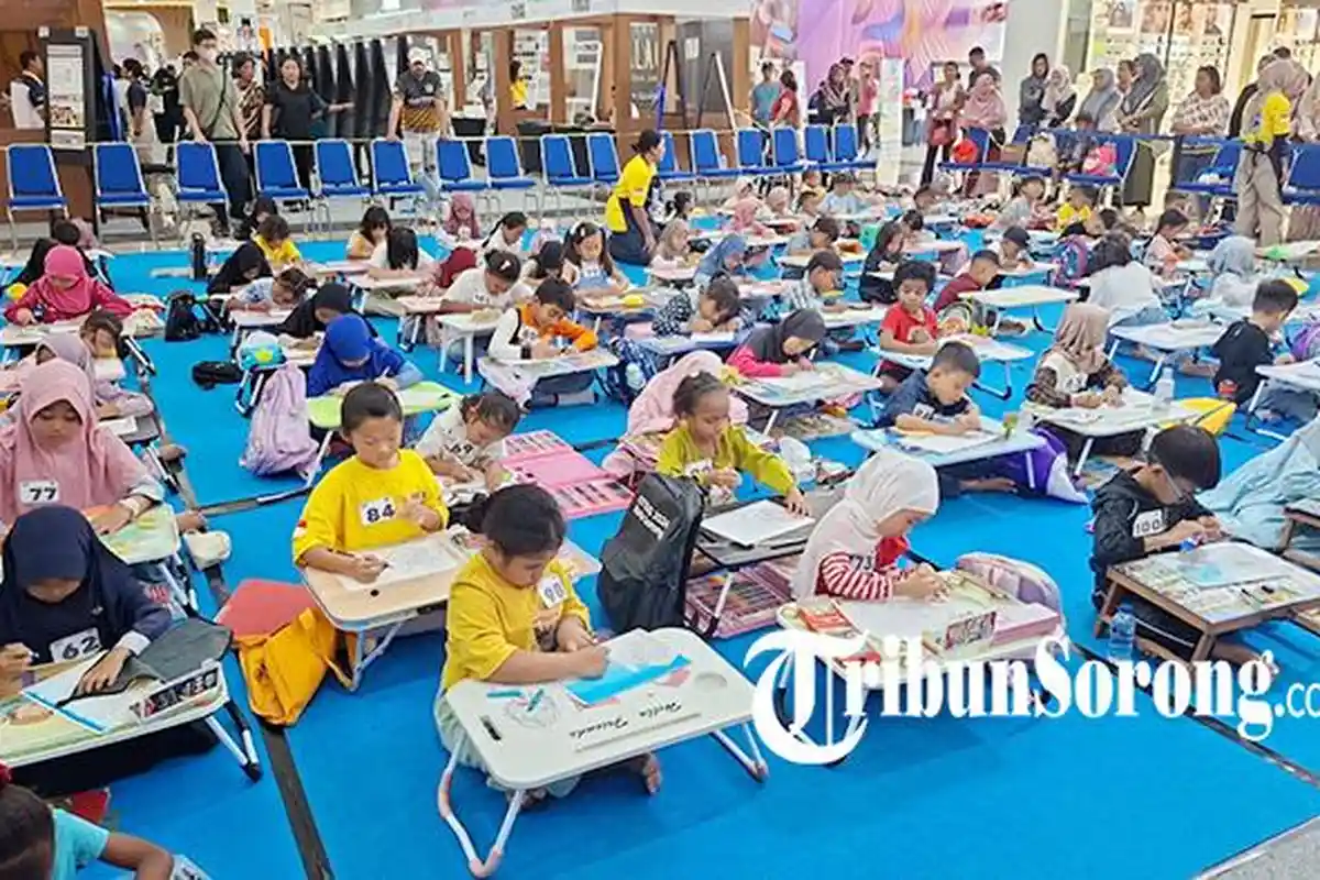 Kenalkan Profesi Arsitek Sejak Dini, IAI Papua Barat Daya dan Legato Art Gelar Lomba Mewarnai