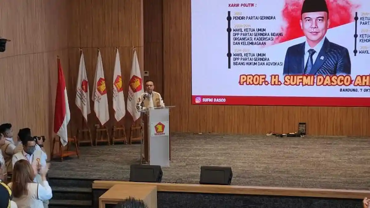 Sufmi Dasco Minta Kader Partai Gerindra Bangun Posko Juang Prabowo Presiden di Desa dan Kelurahan