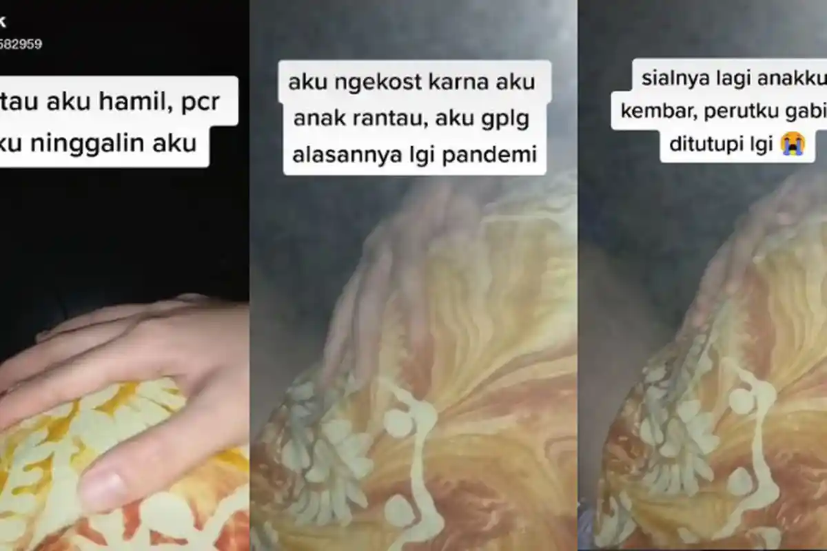 Viral TikTok Curhat Mahasiswi Bingung Hamil 7 Bulan Bayi Kembar, Hidup Ngekos dan Ditinggal Pacar