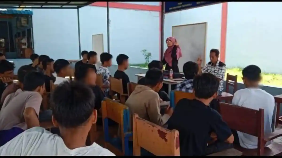 LPKA Medan Gandeng PKBM Binus Gelar Sosialisasi Dampak Kenalakan Remaja