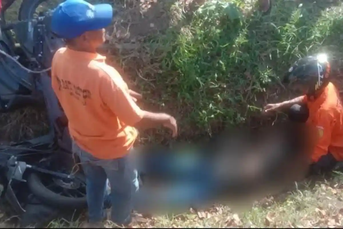 Kecelakaan Maut Pukul 09.00 Wita, Pemudik Wanita Tewas, Motor Kecepatan Tinggi Menabrak Angkot