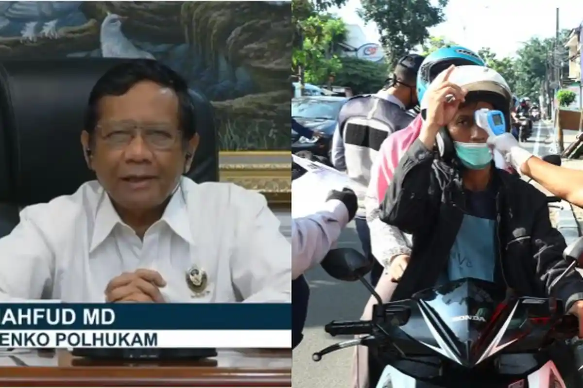 Mahfud MD Nilai PSBB Berhasil, Ungkap Tingkat Kesembuhan Naik dan Angka Kematian Alami Penurunan