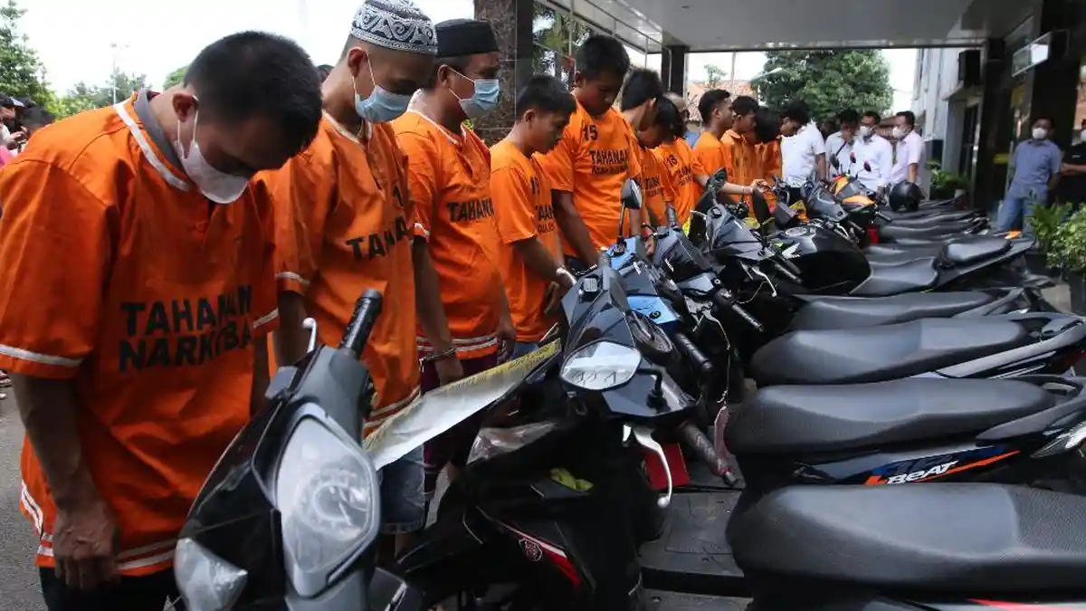 Curanmor di Bandar Lampung, Motor Curian Dijual Rp 4 Juta di Medsos