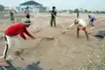 Pengerjaan Venues Voli Pantai