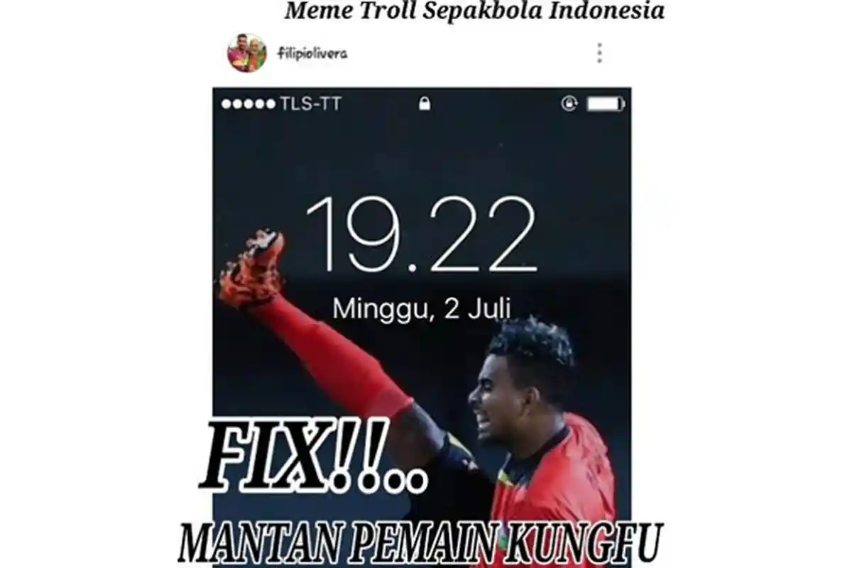 Ini Deretan Meme Kocak Netter Buat Pemain Timor Leste Felipe Oliviera, Ternyata Latihannya Begitu