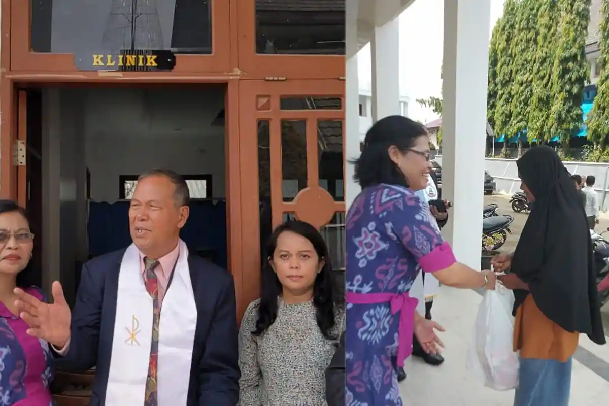 Fakir Miskin di Kendari Turut Gembira saat Natal 2023 Bersama Jemaat Ora Et Labora