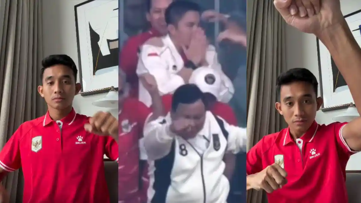 Gaya Nyeleneh Rizky Ridho Rayakan Kemenangan Timnas Indonesia, Tiru ...