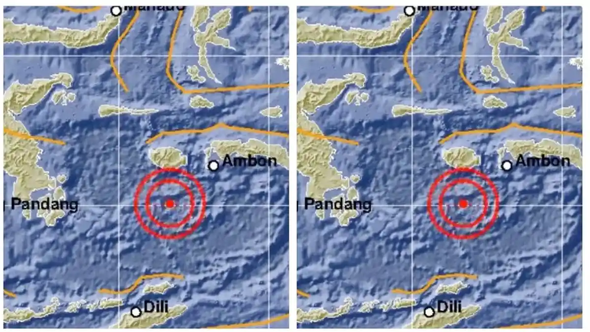 Gempa Terbaru Hari Ini, Gempa 5,6 SR Guncang Pulau Buru Selatan, Maluku