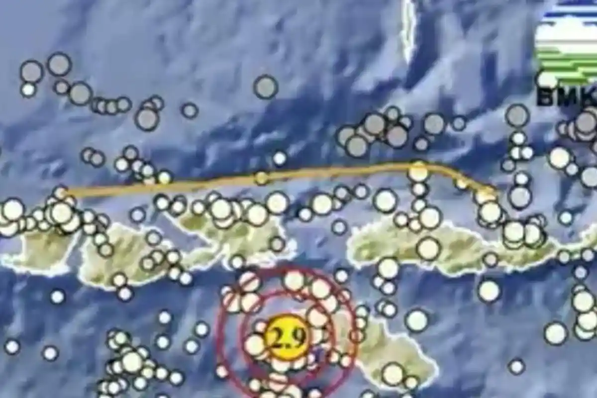 Gempa Bumi Terkini NTT Senin 17 November 2025, Gempanya Baru Saja Terjadi, Simak Info BMKG Sini