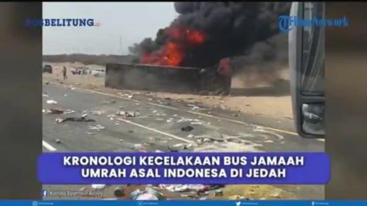 Bus Jamaah Umrah Indonesia Alami Kecelakaan Maut di Arab Saudi, 6 Orang Meninggal