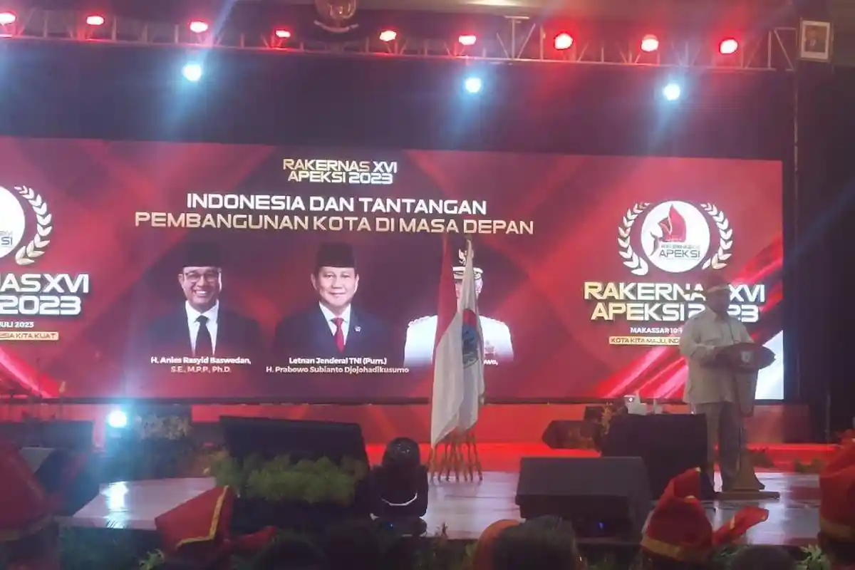 Di Depan 88 Wali Kota, Prabowo Sebut Anies Baswedan Profesor, Ganjar Pranowo Gubernur