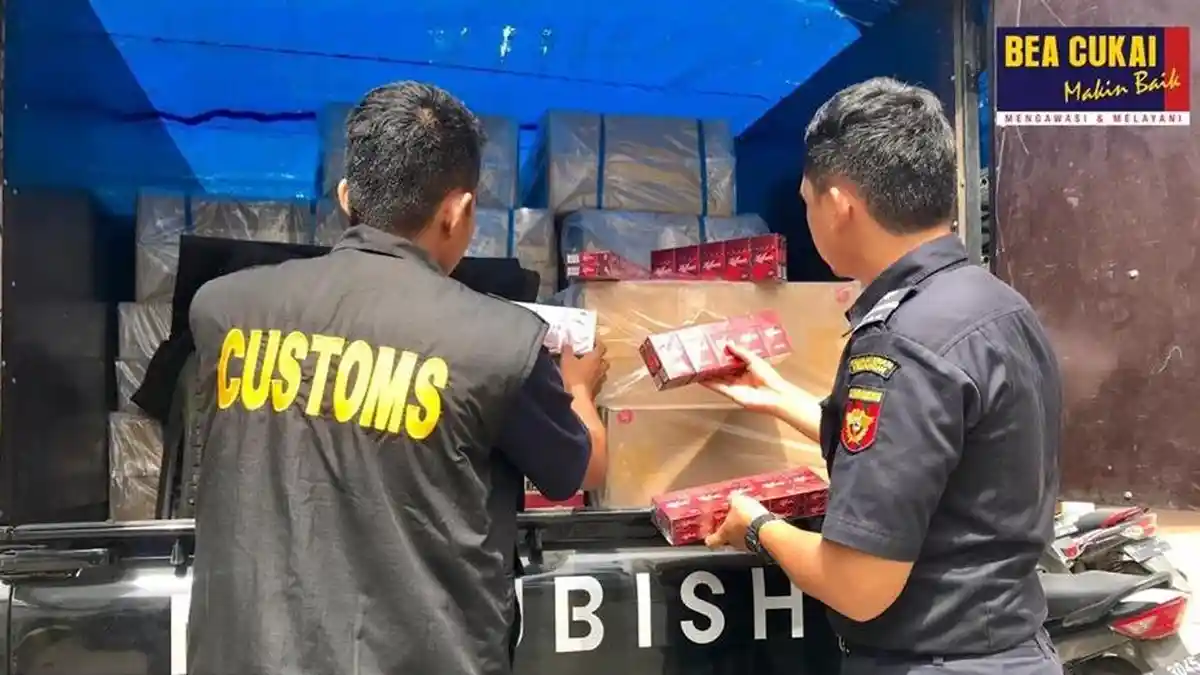 Berbagai Aksi Penindakan Rokok Ilegal Terus Dilancarkan Bea Cukai di Berbagai Daerah