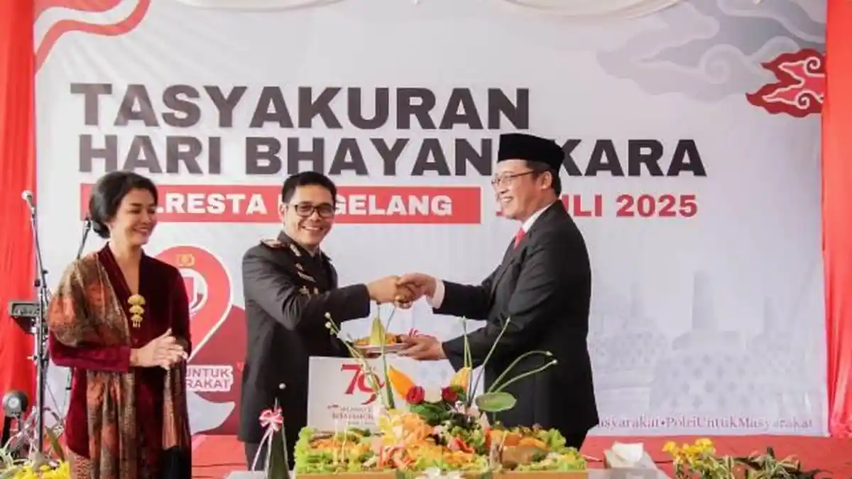 Pesan Bupati Magelang Grengseng Pamuji Saat Peringatan Hari Bhayangkara ke-79