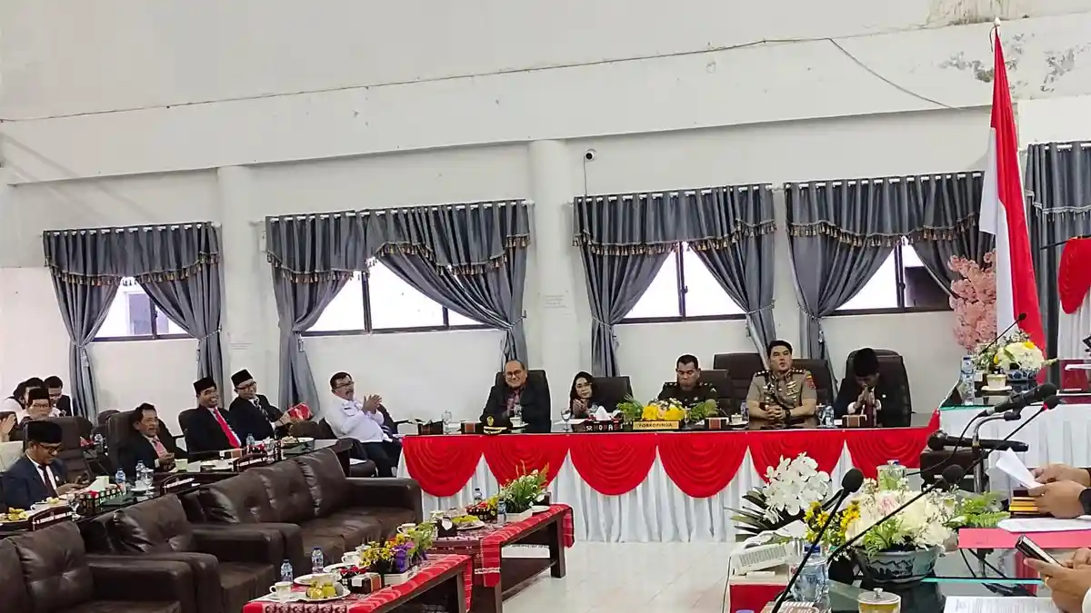 Kapolres Toba Hadiri Rapat Paripurna dan Dengarkan Pidato Kenegaraan Presiden