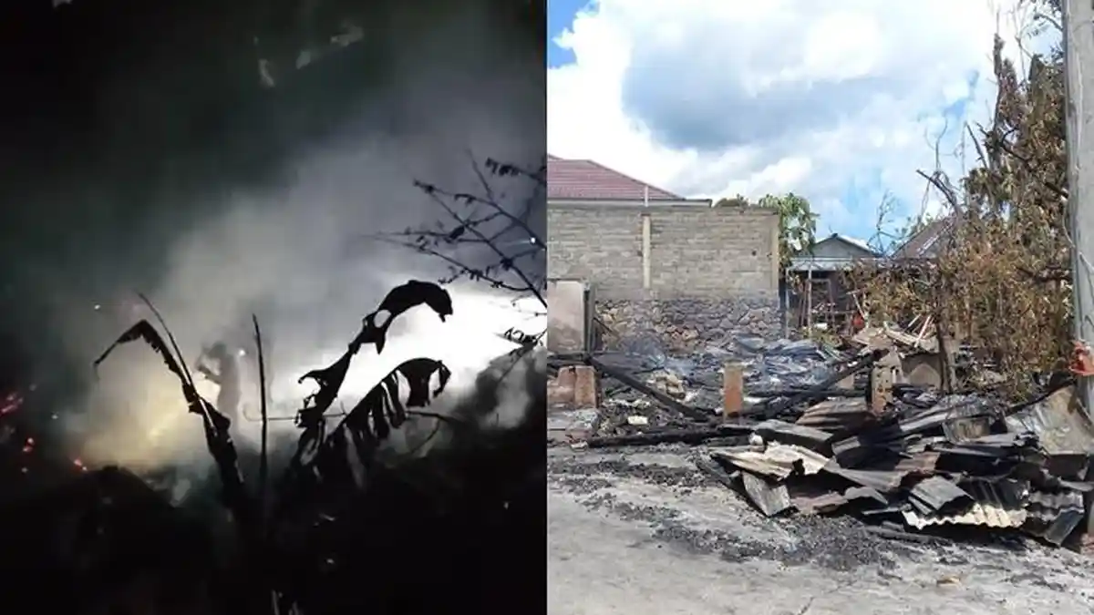 Kesaksian Pemilik Rumah yang Terbakar di Kawiley Minut Sulawesi Utara