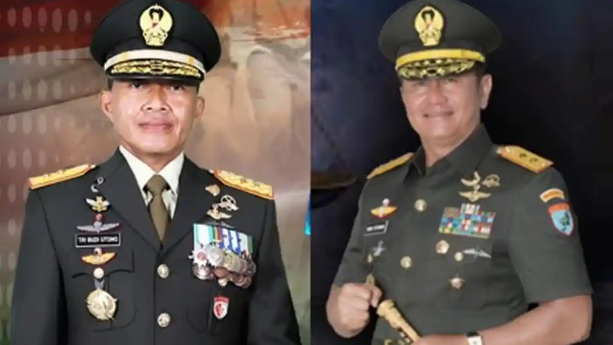2 Jenderal TNI Baret Merah Kopassus Jabat Pangdam di Kalimantan, Tri Budi Utomo dan Iwan Setiawan