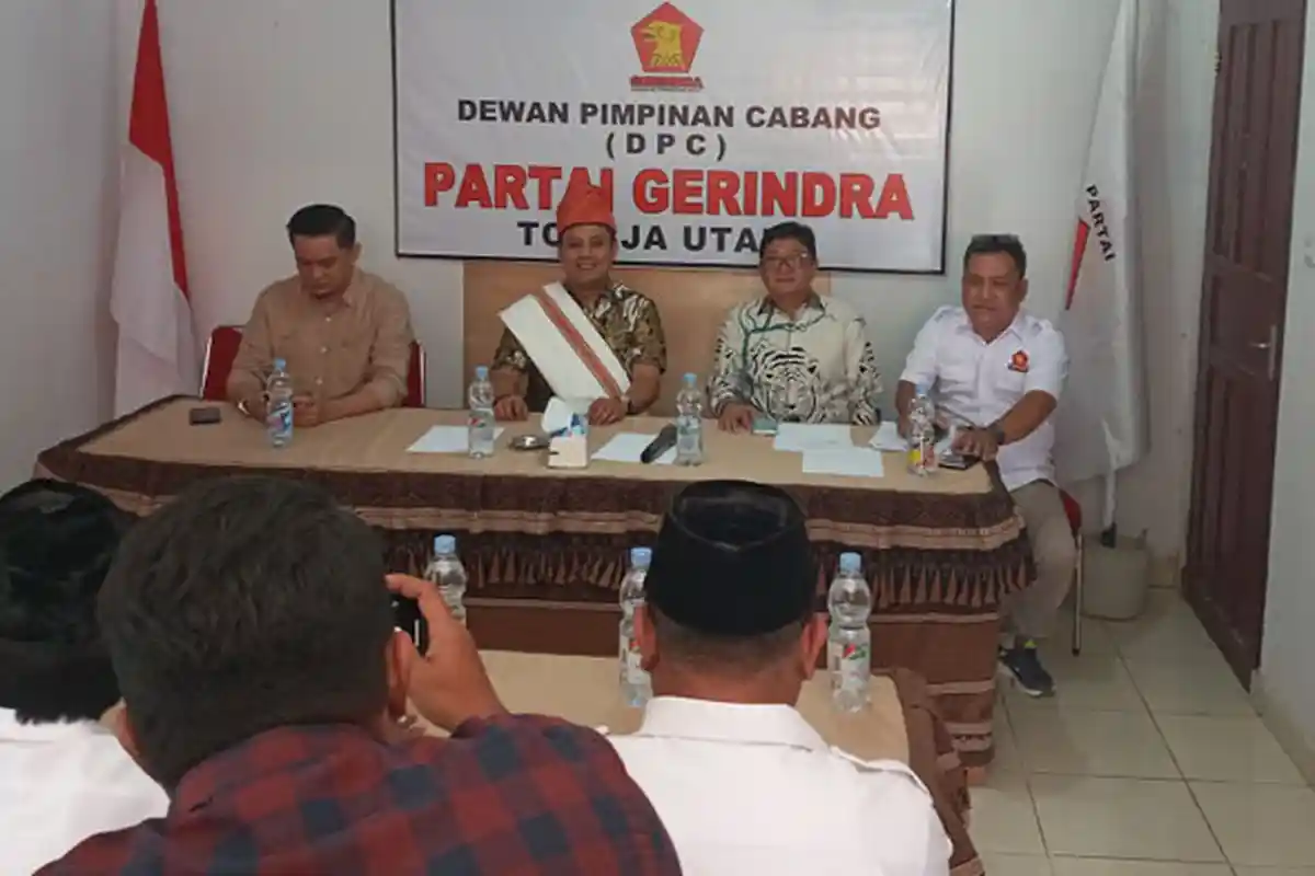 Gerindra Sulsel Target 20 Persen Kuota Kursi di DPRD Toraja Utara