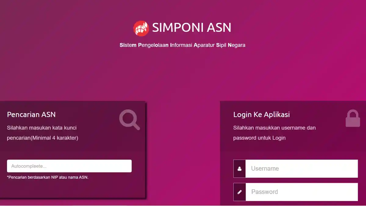 Simponi ASN Sultra Login simponi-asn.info, Lengkap Data PNS Sulawesi Tenggara, Jumlah dan Instansi