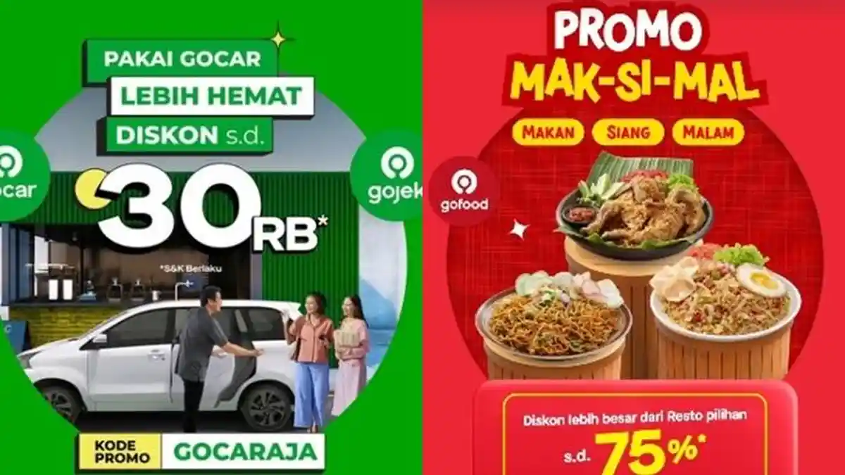 16 Kode Promo Gojek Spesial Weekend 9 Februari 2025, Diskon Gofood Rp50 Ribu, Gocar Diskon 30 Persen