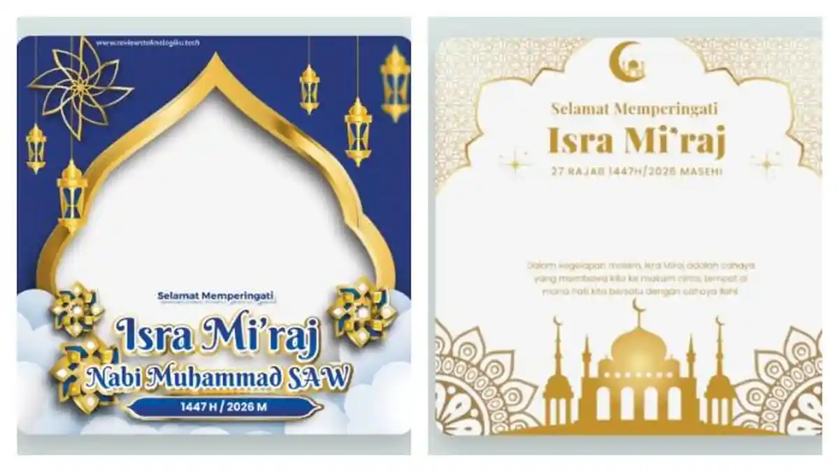 KUMPULAN LINK Twibbon Isra Miraj 1447 H/2026, Dilengkapi Cara Buat dan Edit Foto
