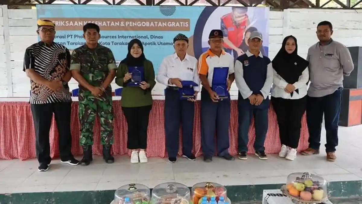 Ratusan Warga di Kota Tarakan Kalimantan Utara Ikuti Pengobatan Gratis yang Digelar PT PRI