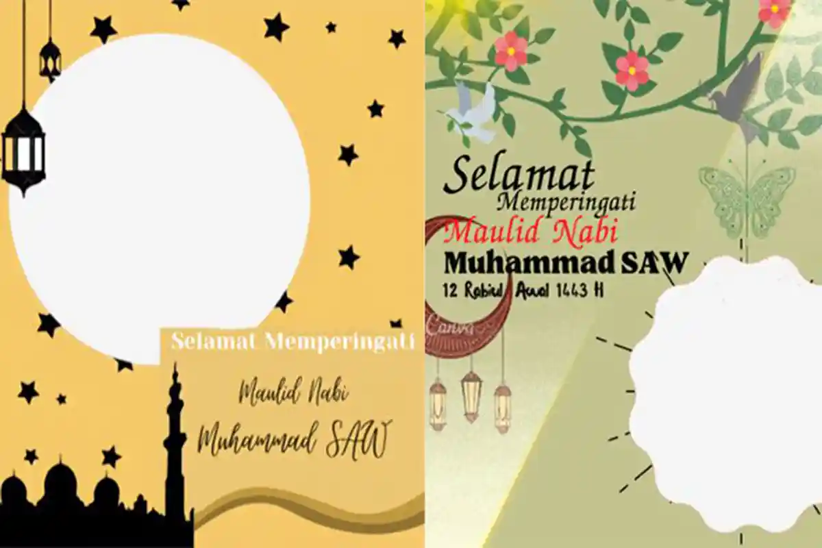 30 LINK Twibbon Maulid Nabi Muhammad SAW 19 Oktober 2021, Cocok Jadi Status Sosial Media