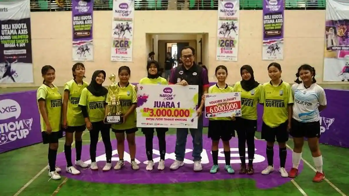 Tim Futsal Putri SMAN 14 Semarang Raih Gelar Juara di Preliminary AXIS Nation Cup 2024