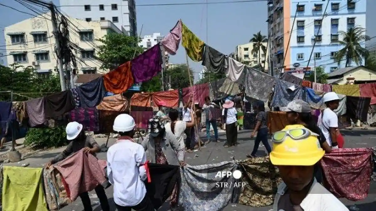 Insiden Berdarah di Myanmar, Pasukan Militer Tembak Mati 13 Demonstran Anti Kudeta