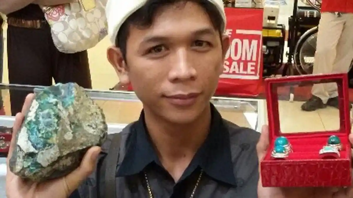 Bacan Doko 2 Kilogram Jadi Primadona di Pameran Batu KG